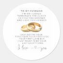Search for my husband stickers Anniversary