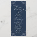 Search for navy wedding programs Elegant