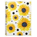 Search for sunflower notebooks Watercolor