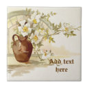 Search for vintage rose painting tiles White