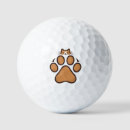 Search for paw prints golf balls Animal
