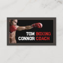 Search for boxing coach business cards Fitness