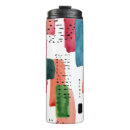 Search for green white orange mugs Pattern