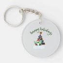 Search for cute christmas tree key rings Green