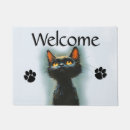 Search for cat paw print doormats Feline