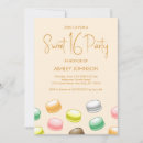 Search for macaroon birthday invitations Cute