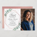 Search for rose gold geometric invitations Elegant