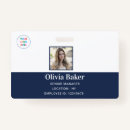 Search for corporate id badges Navy blue