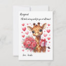Search for giraffe valentines day cards Cute