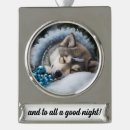 Search for white husky christmas tree decorations Winter
