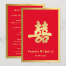 Search for double happiness wedding invitations Gold