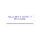 Search for please sign rubber stamps Simple