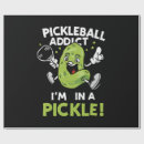 Search for pickle ball wrapping paper Funny