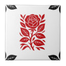 Search for red rose tiles Flower