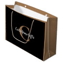 Search for white and gold gift bags Monogrammed