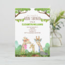 Search for giraffe baby shower invitations Wild animals