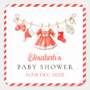 Search for santa baby stickers Winter baby shower