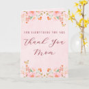 Search for thank you mothers day cards Floral