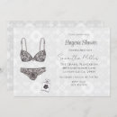 Search for lingerie shower invitations Minimal classy elegant
