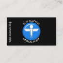 Search for allergy alert business cards Restaurant