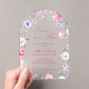 Search for arch bridal shower invitations Blush pink
