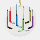 Search for hockey stick christmas tree decorations Goalie