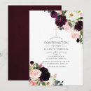Search for pink confirmation invitations Botanical