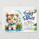 Search for blue tiger invitations Jungle