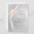 Search for tulip bridal shower invitations Watercolor