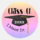 Search for graduation cap and tassel stickers College