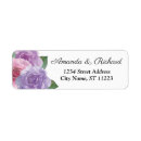 Search for pink purple floral return address labels Rustic