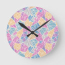 Search for pastel colours clocks Pattern