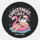 Search for summer christmas stickers Santa