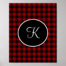 Search for and black monogram posters White