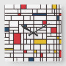 Search for de stijl clocks Red