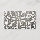 Search for celtic business cards Silver