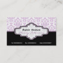 Search for black and purple business cards Unique