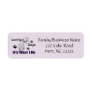 Search for love dogs return address labels Pets
