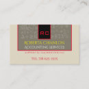 Search for mathematics business cards Accounting