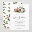 Search for holly berries christmas invitations Rustic