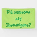 Search for st patricks day party supplies Shenanigans