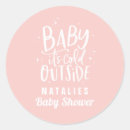 Search for pink and grey baby shower stickers For her