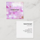 Search for cherry blossoms business cards Pink