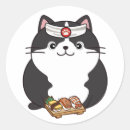 Search for funny sushi stickers Japanese food
