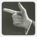 Search for gestures stickers Black and white