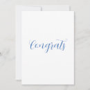 Search for minimal graduation invitations Congratulations name date