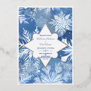 Search for blue and silver christmas invitations Winter
