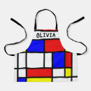 Search for piet mondrian aprons Pattern