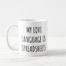 Search for love spreadsheets mugs Joke