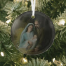 Search for holy family christmas tree decorations Jesus